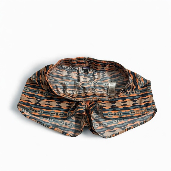 Patagonia Shorts Womens Medium 2” Aztec Print Planing Micro Stretch Hike Camp - Picture 5 of 6